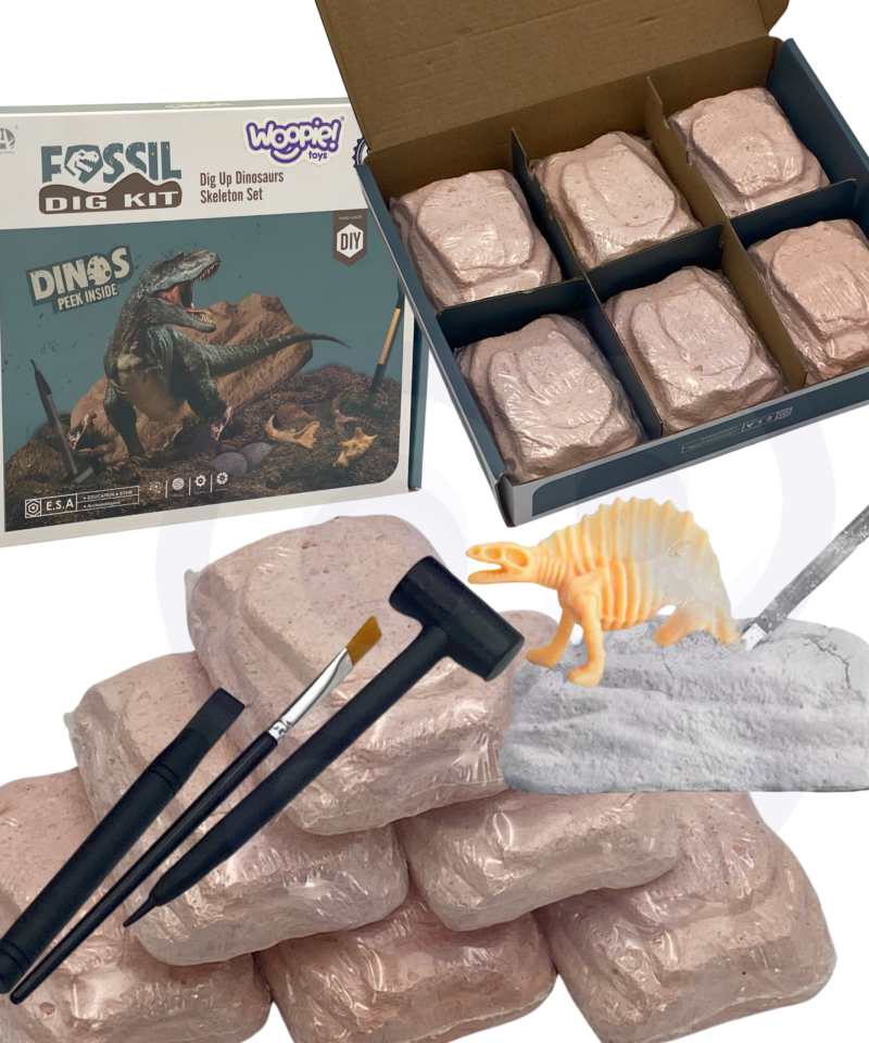 Dinosauruste kaevandamise komplekt lastele