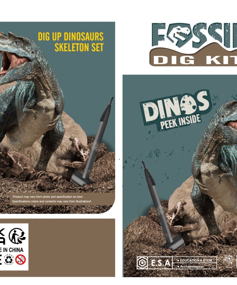 Miniatuursed dinosauruste skeletid