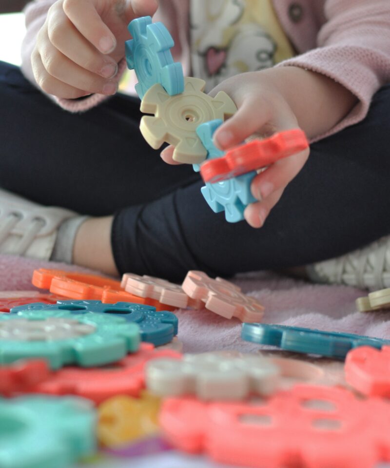 Värvilised klotsid loovuse arendamiseks