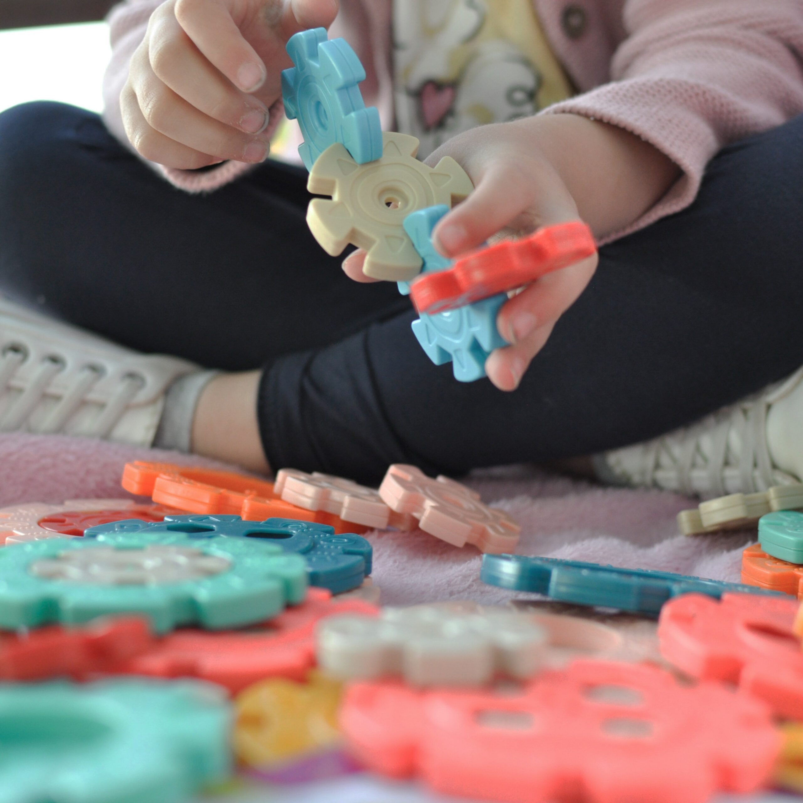 Värvilised klotsid loovuse arendamiseks