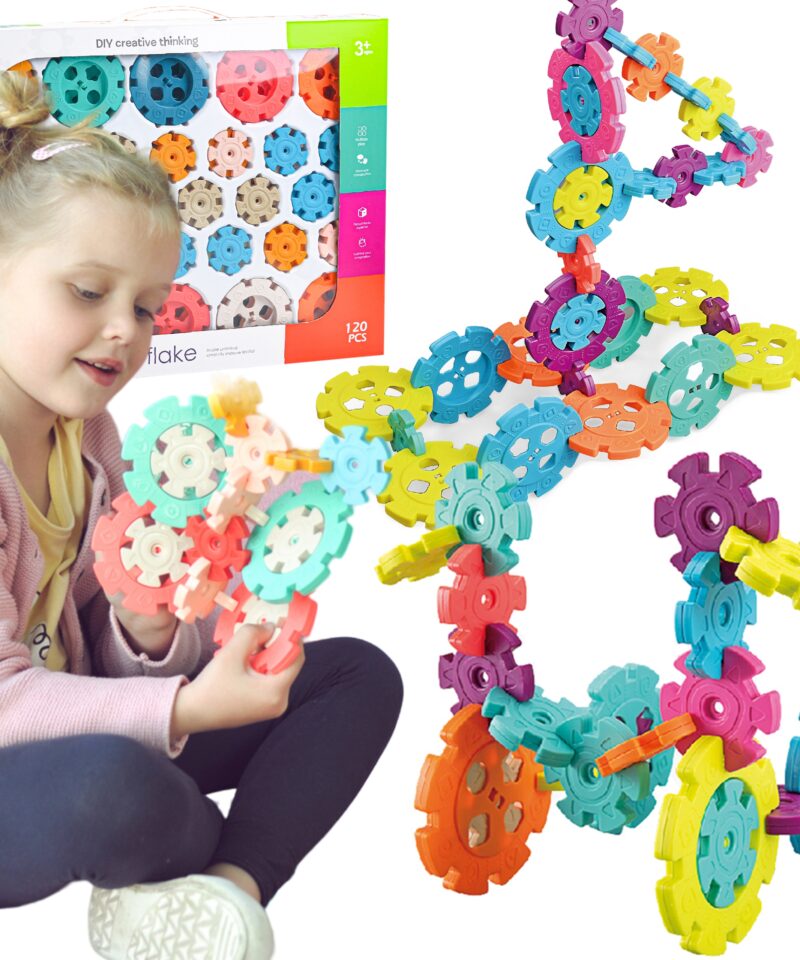 Mitmekülgsed ehitusklotsid lastele värvilised