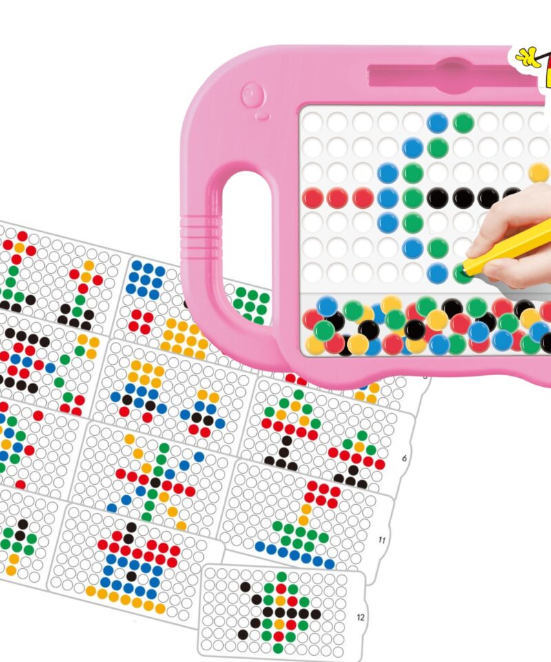 Värvilised magnetnupud ja mustrikaardid