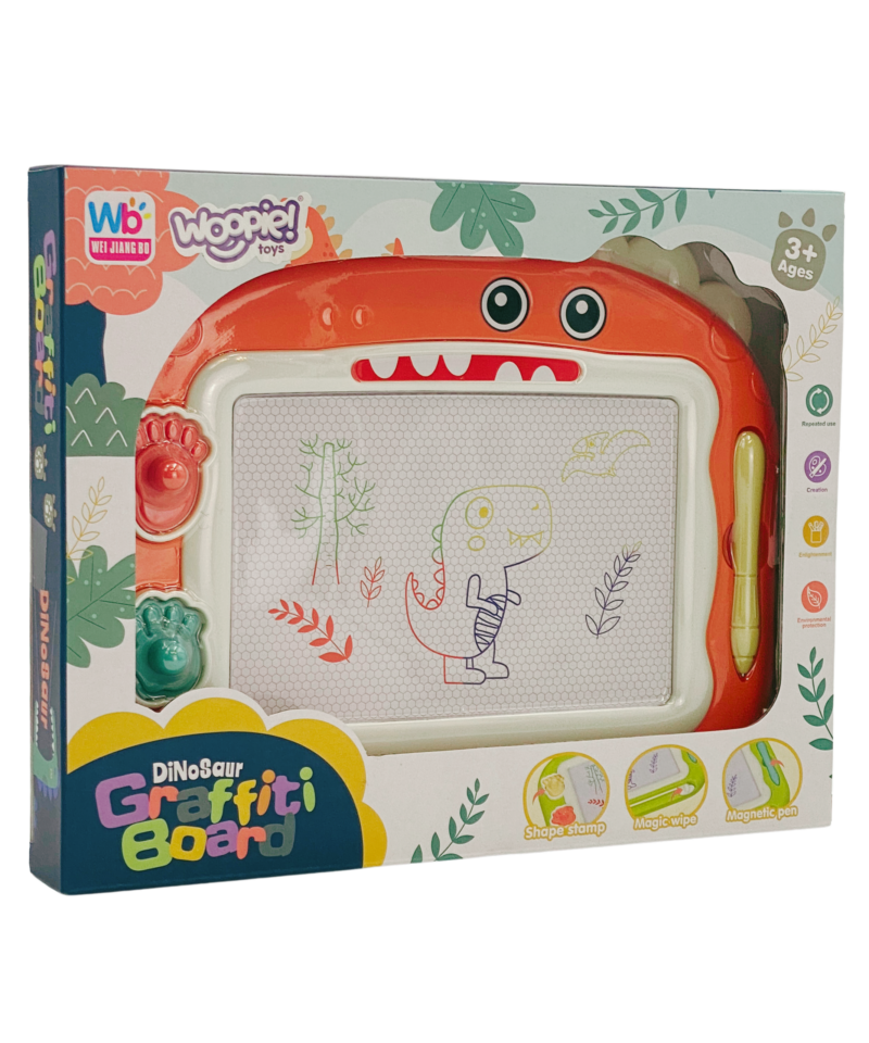 Magnettahvel koos pliiatsi ja templitga