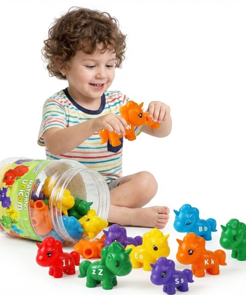 Hariv ükssarvikute komplekt lastele