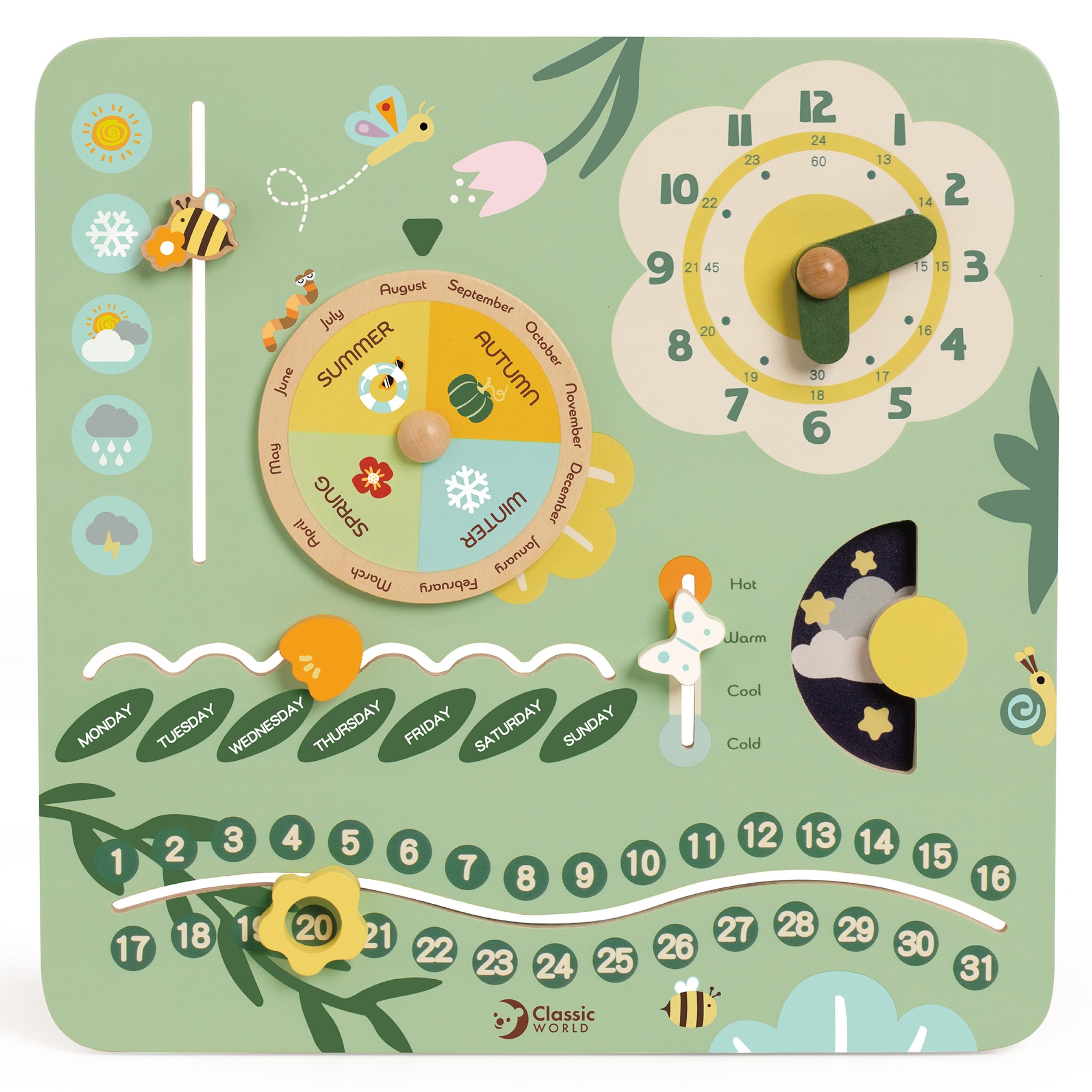 Laste puidust õppimislaud mängu ja õppimise ühendamiseks