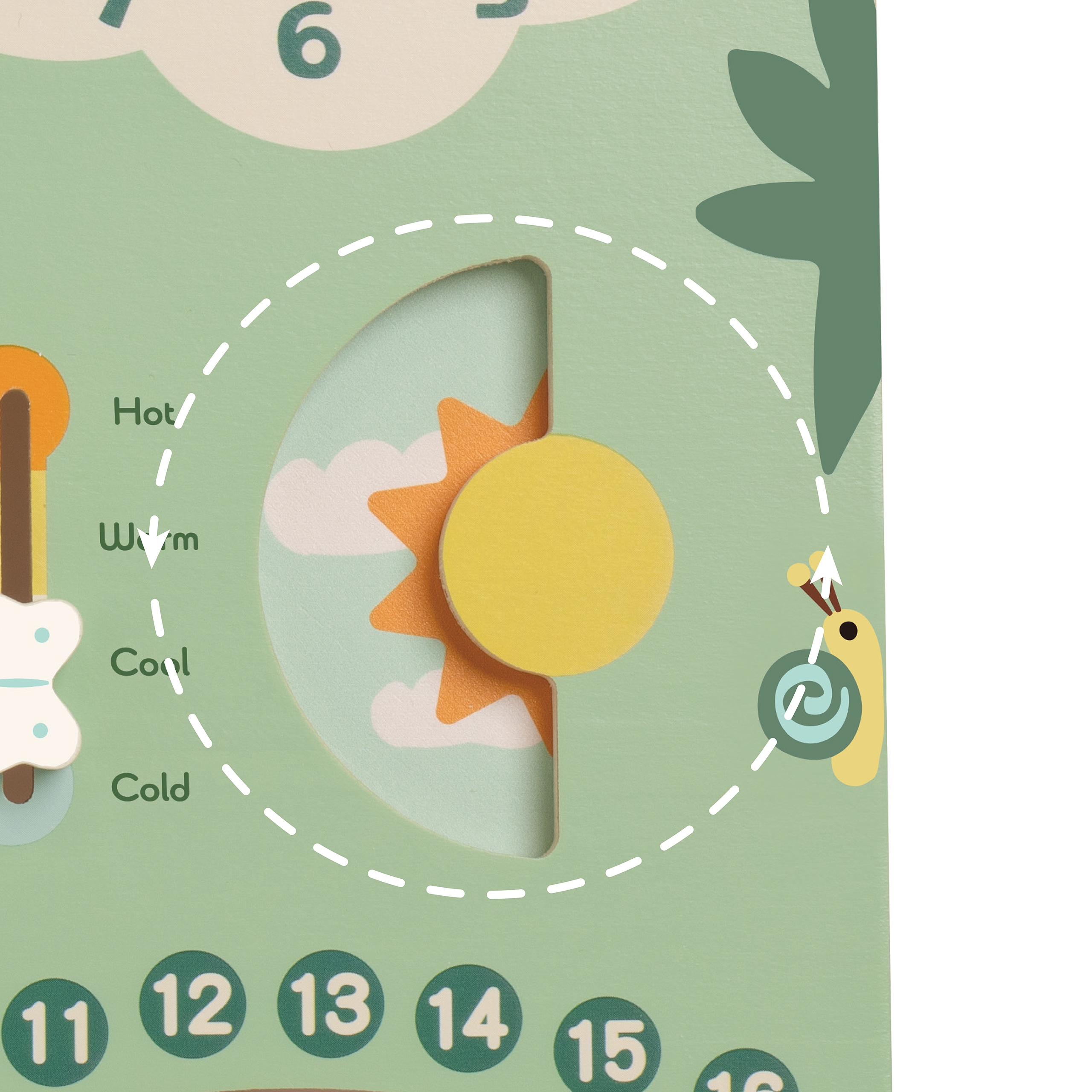 Lastele mõeldud esteetiline õppimislaud