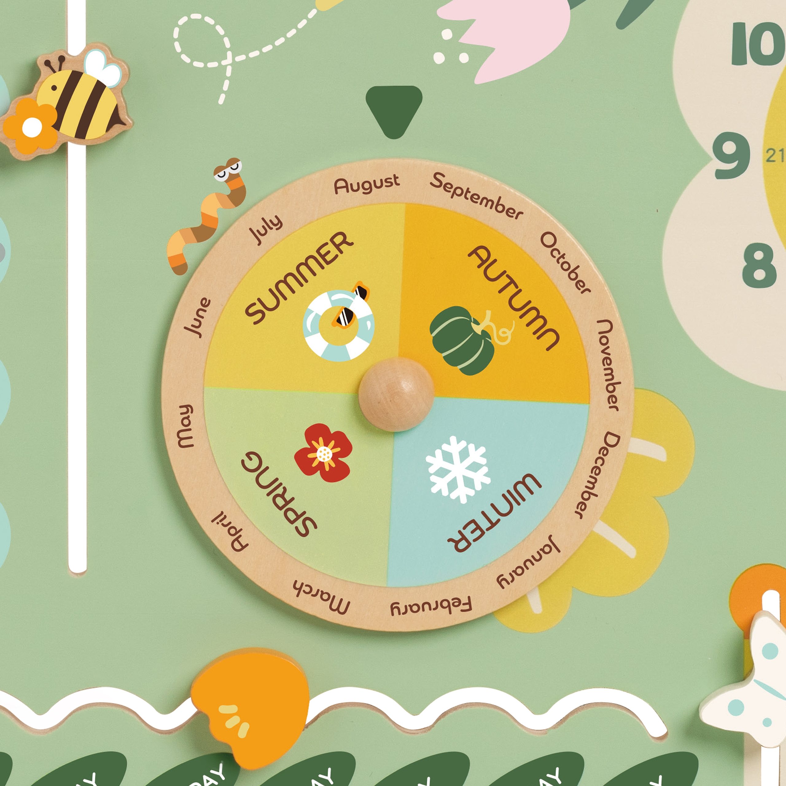 Lastele mõeldud esteetiline õppimislaud