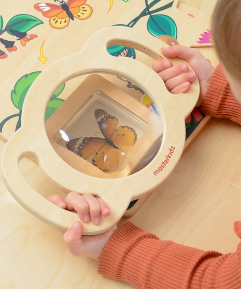 Ergonoomiline puidust lupp lastele