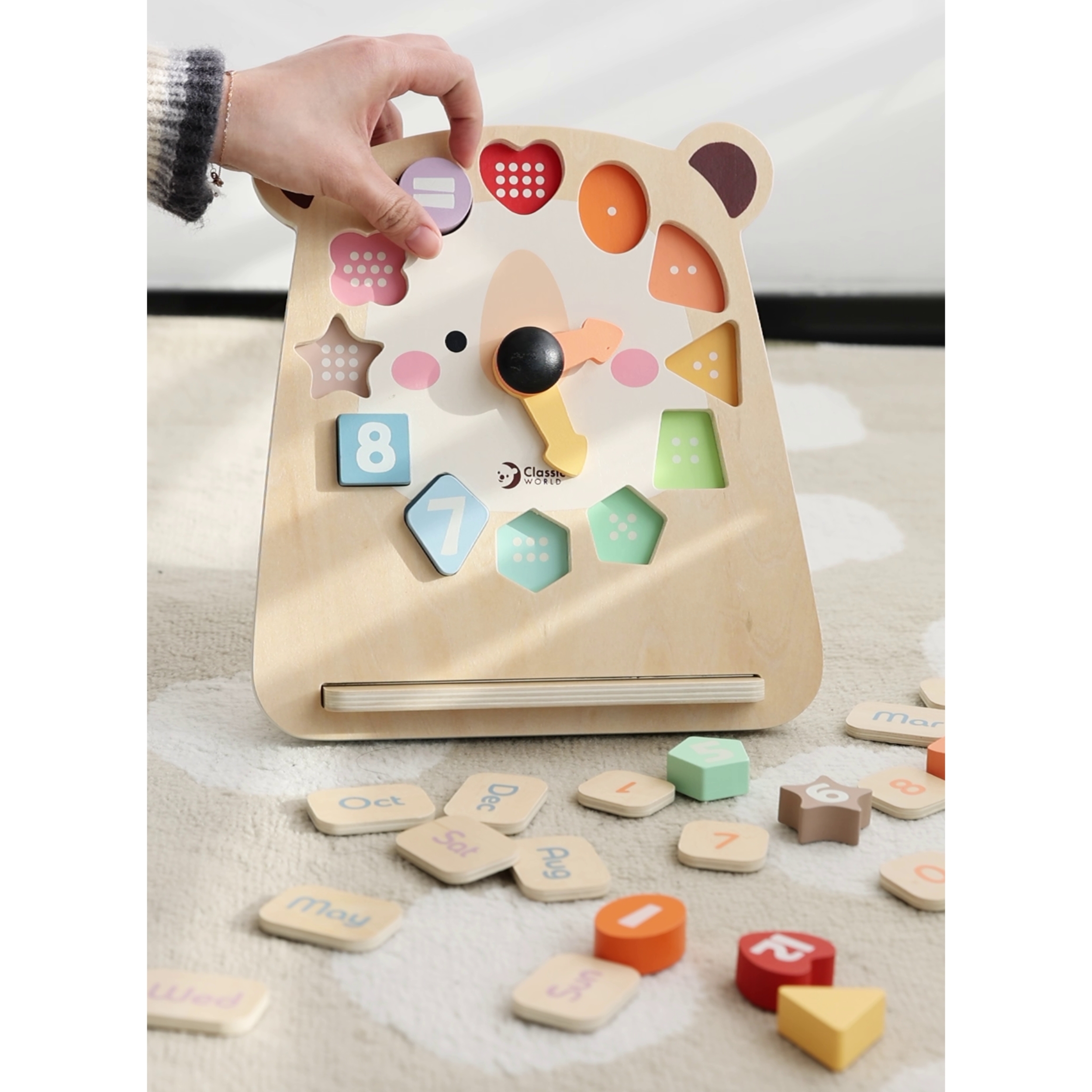 Puidust mänguasi loogika arendamiseks