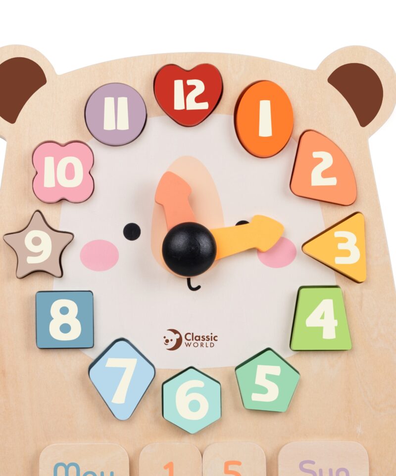 Lastele ohutu puidust mängukell