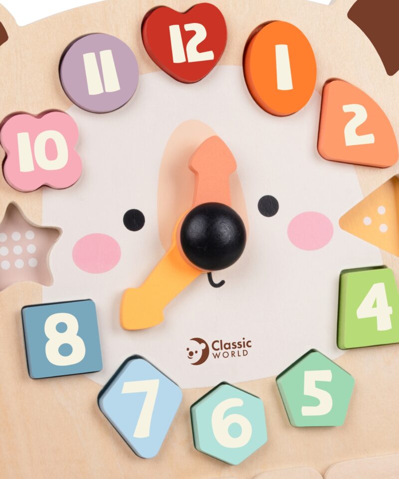 Lastele ohutu puidust mängukell