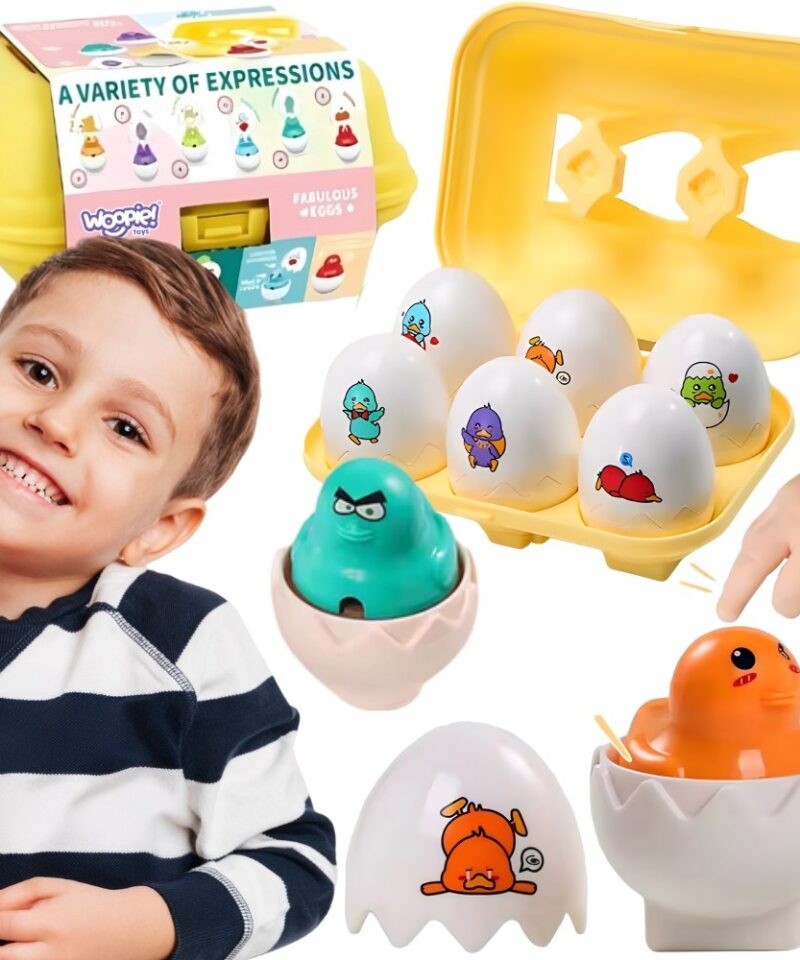 Lõbusad värvilised muna sorterid lastele