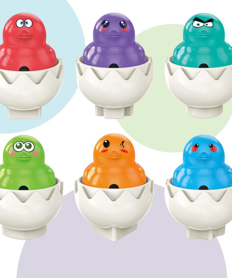 Värvilised tibupojad lõbusas mängus