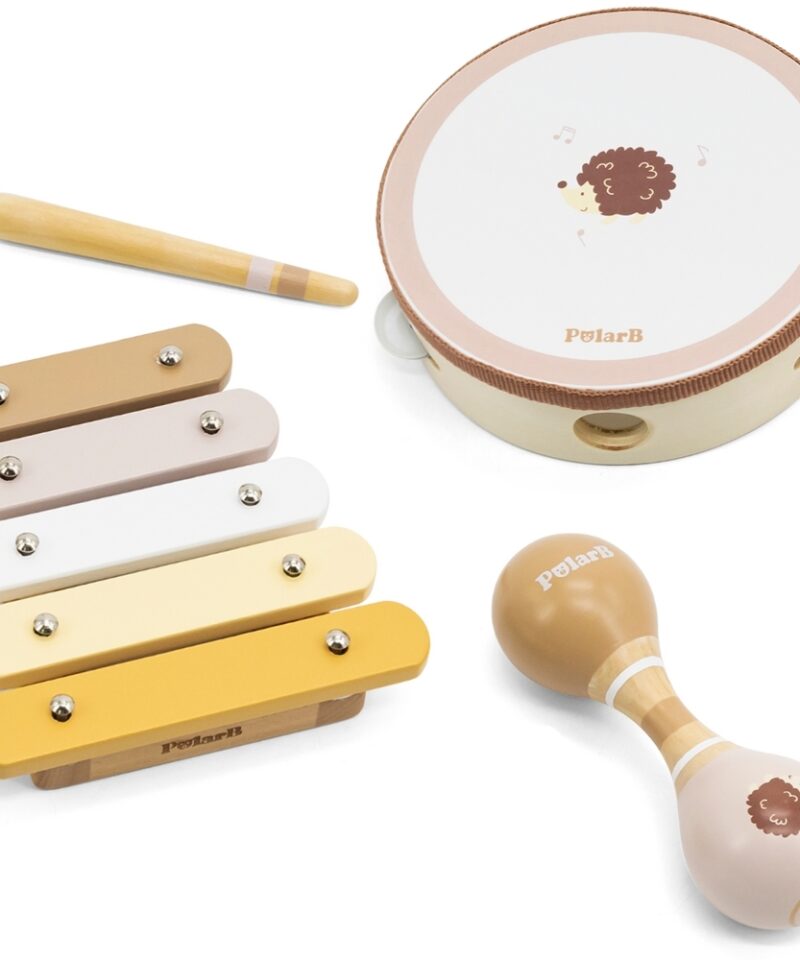 Muusikariistade komplekt pastelltoonides