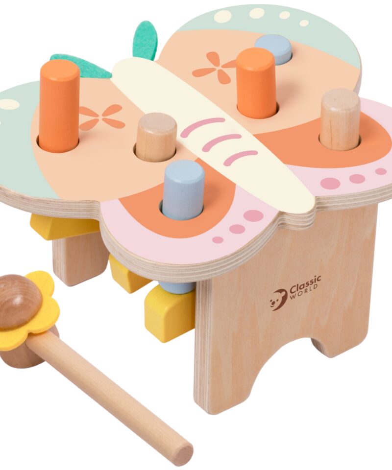 Pastelne liblikakujuline löömismäng lastele