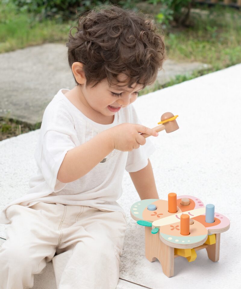 Puidust liblikakujuline mängulaud