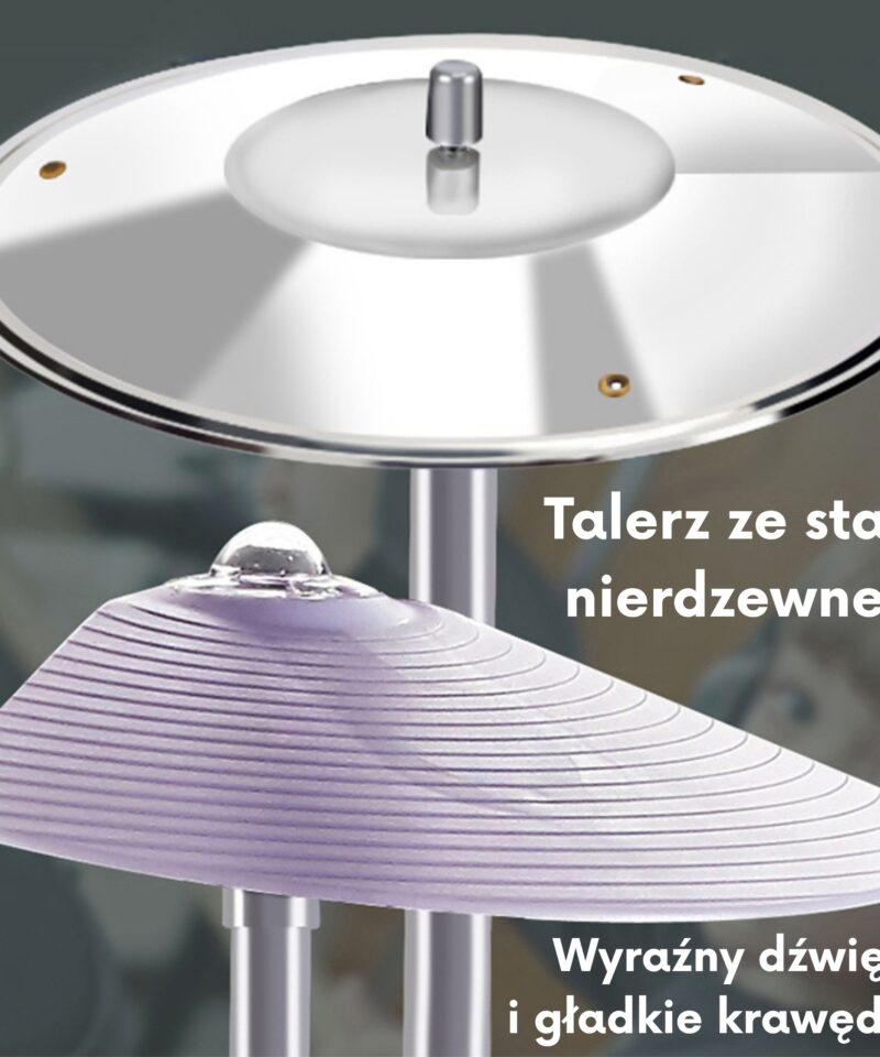 Värvikas trummikomplekt noortele muusikutele