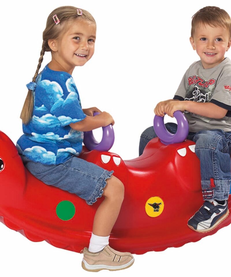 Mitme lapse kiikhobune dinosaurus