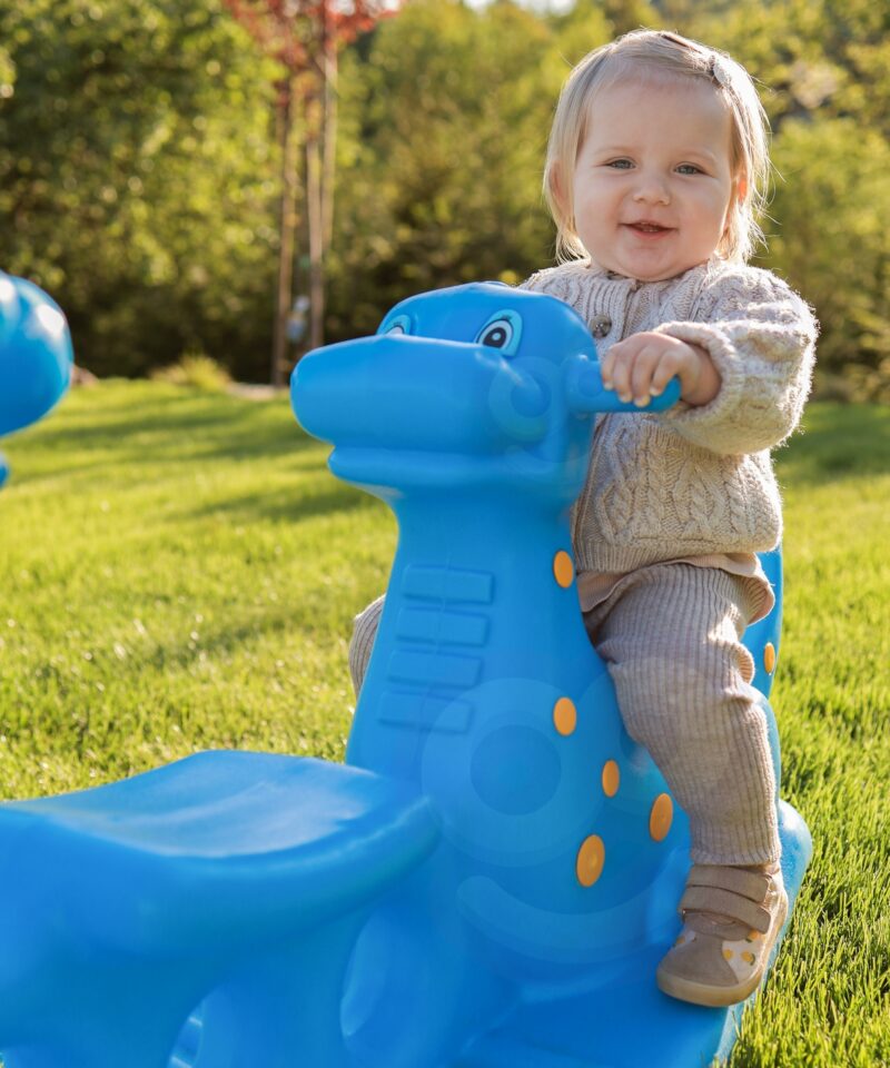 Sinine mitmekohaline kiik lastele