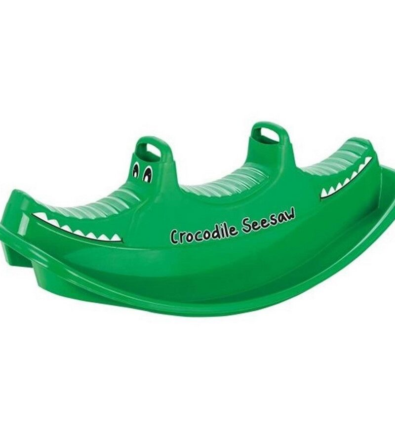 Mitmekohaline krokodilli kiikhobune lastele