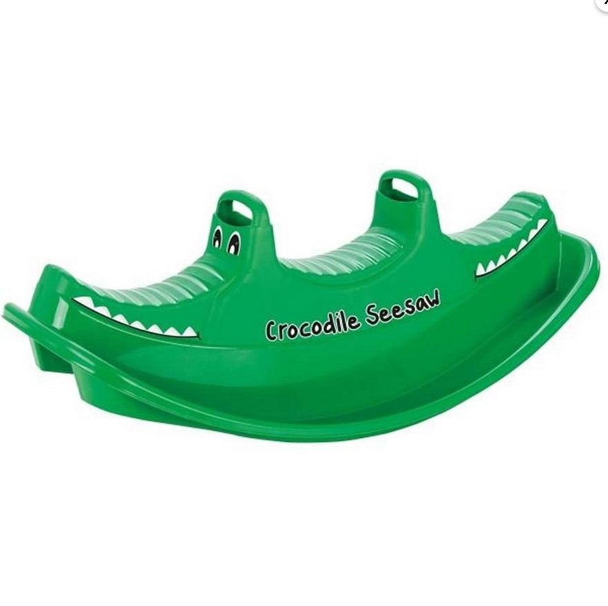 Mitmekohaline krokodilli kiikhobune lastele