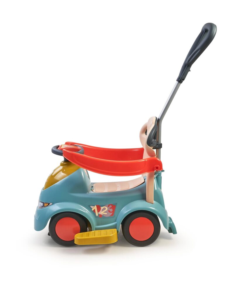 Laste sõiduk koos mänguasjade hoiupaigaga