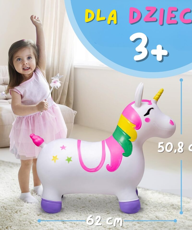 Ükssarvik hüppeloom õues seiklemiseks