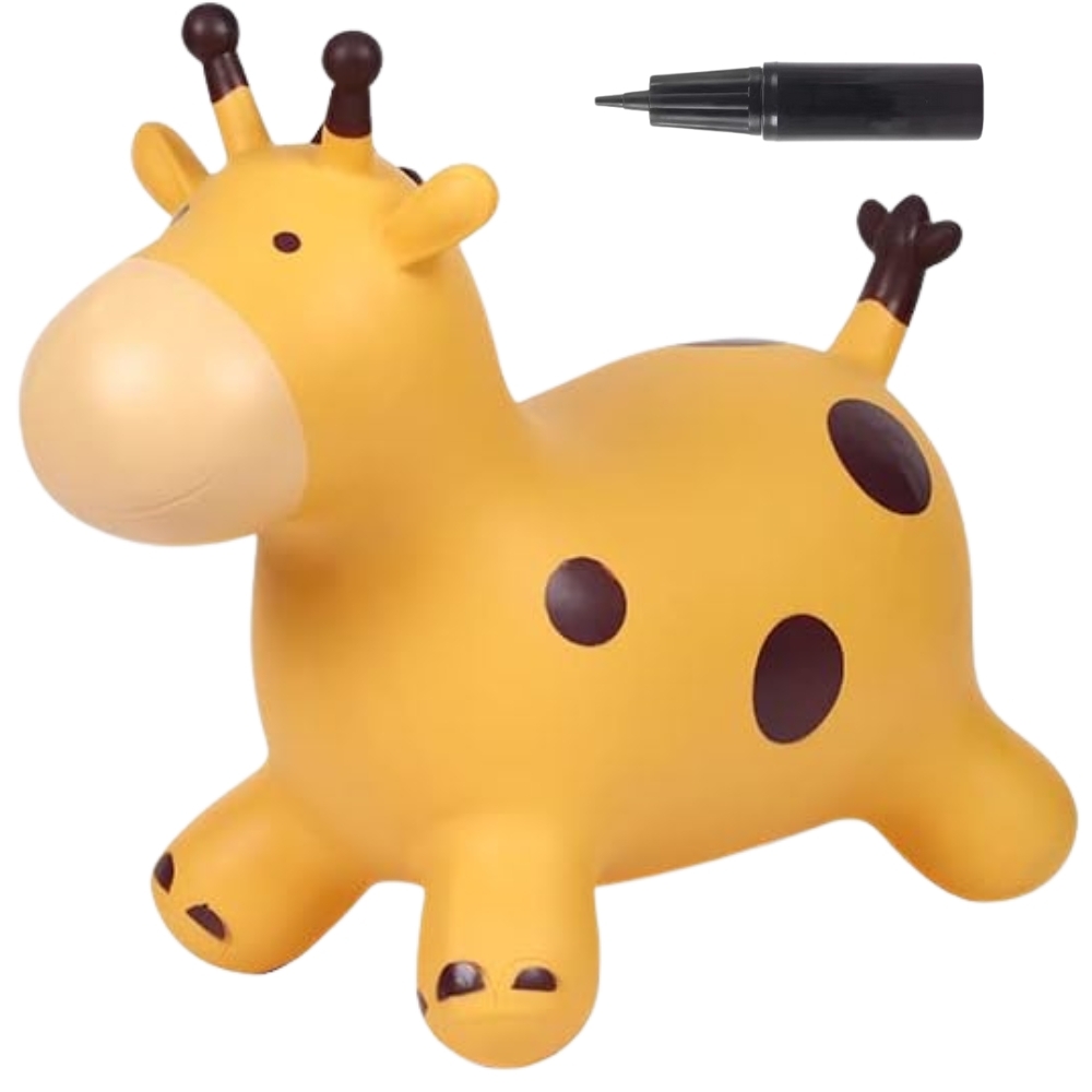 Lõbus hüppeloom kaelkirjak lastele