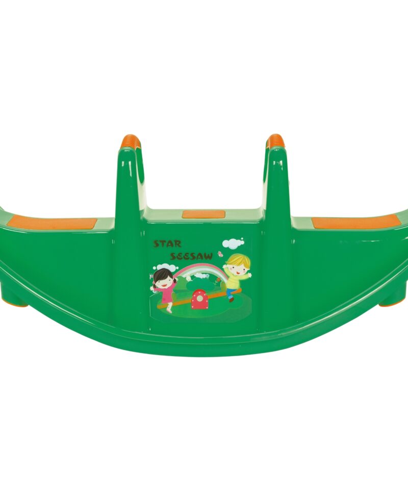 Mitmekohaline roheline kiikhobu lastele