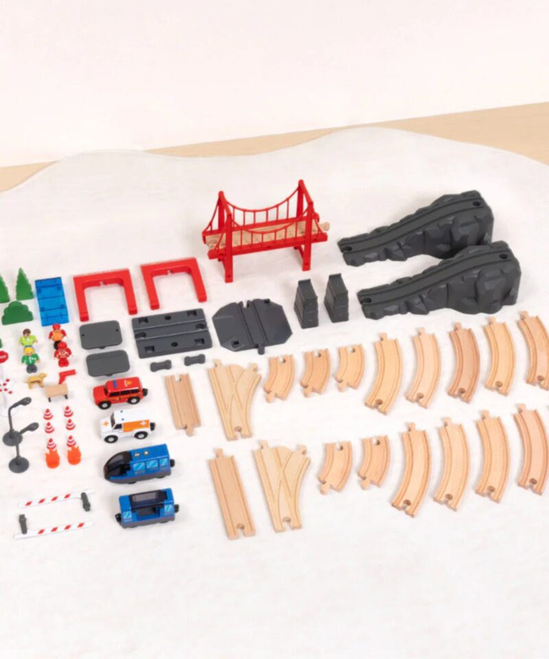 Mängukomplekt koos elektrilise rongiga