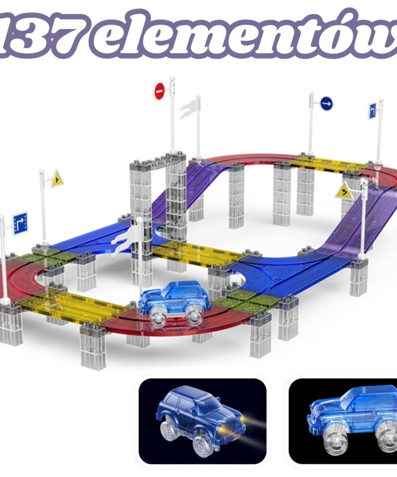 Kvaliteetne magnetiline mängurada lastele