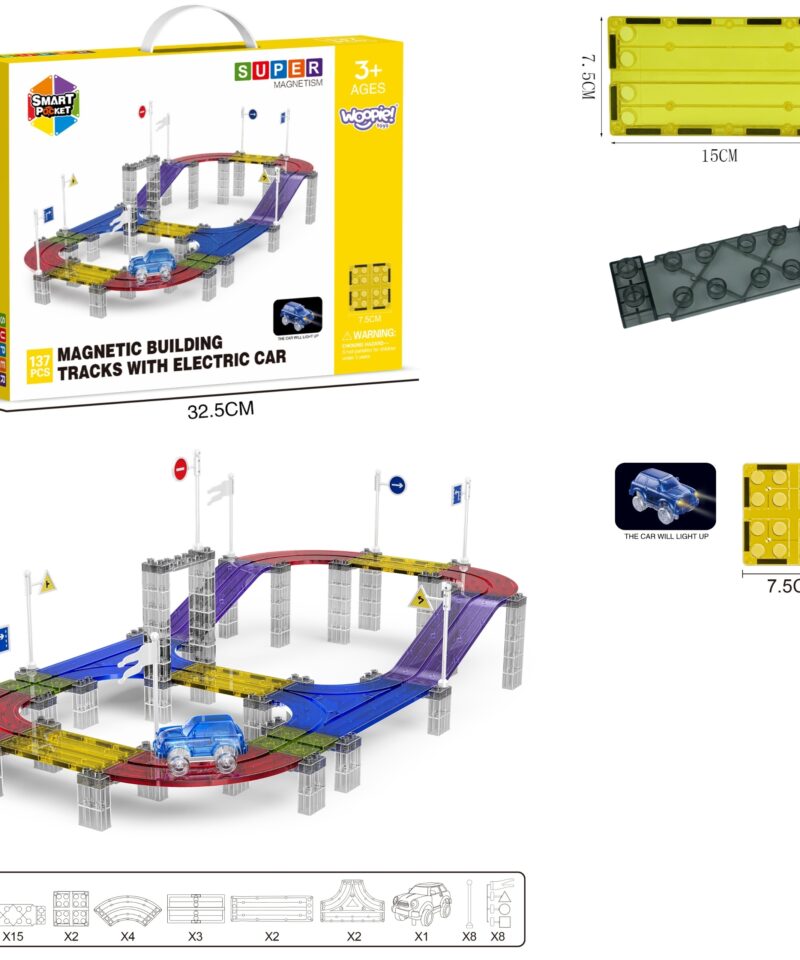 Kvaliteetne magnetiline mängurada lastele