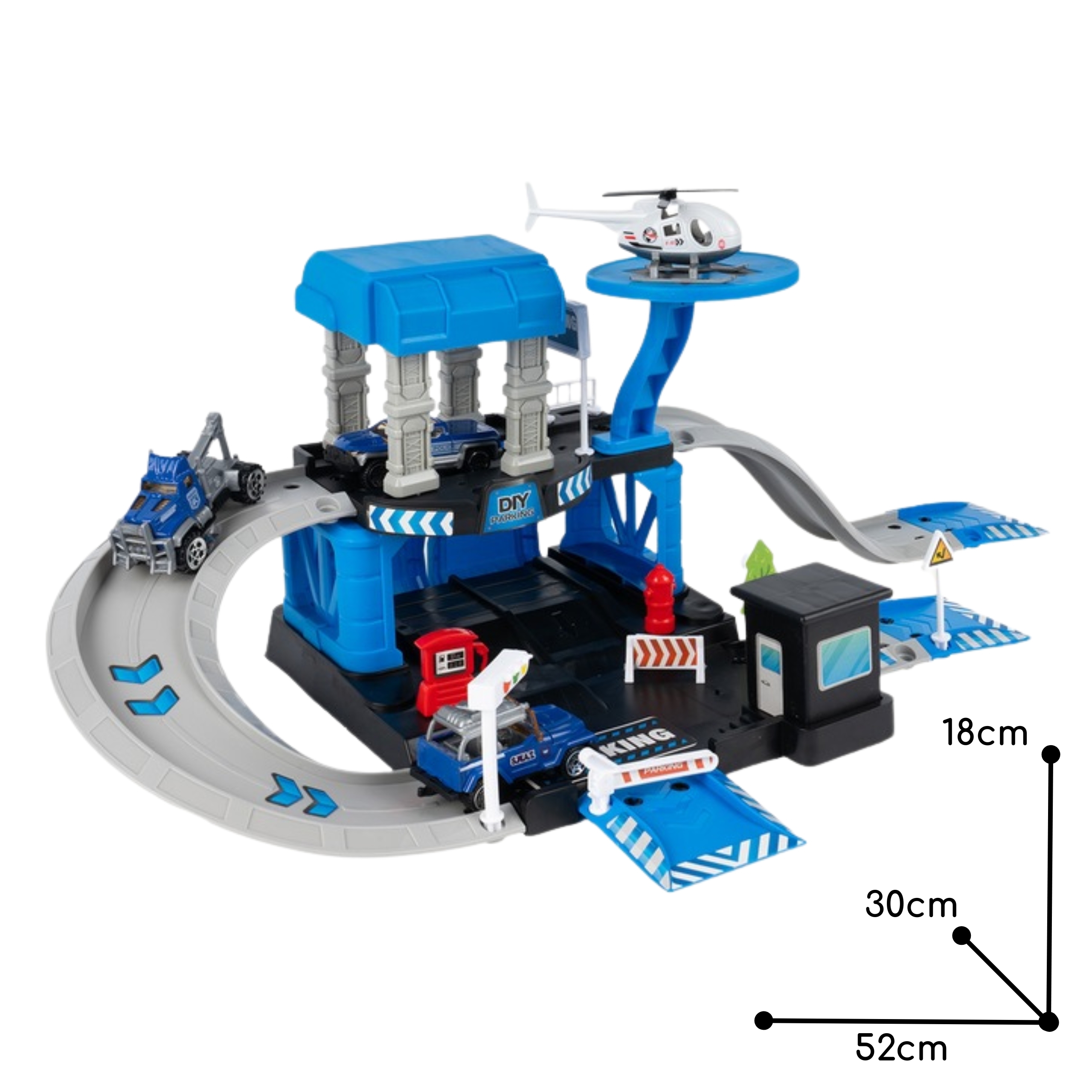 Politsei parkimiskomplekt loovaks mänguajaks