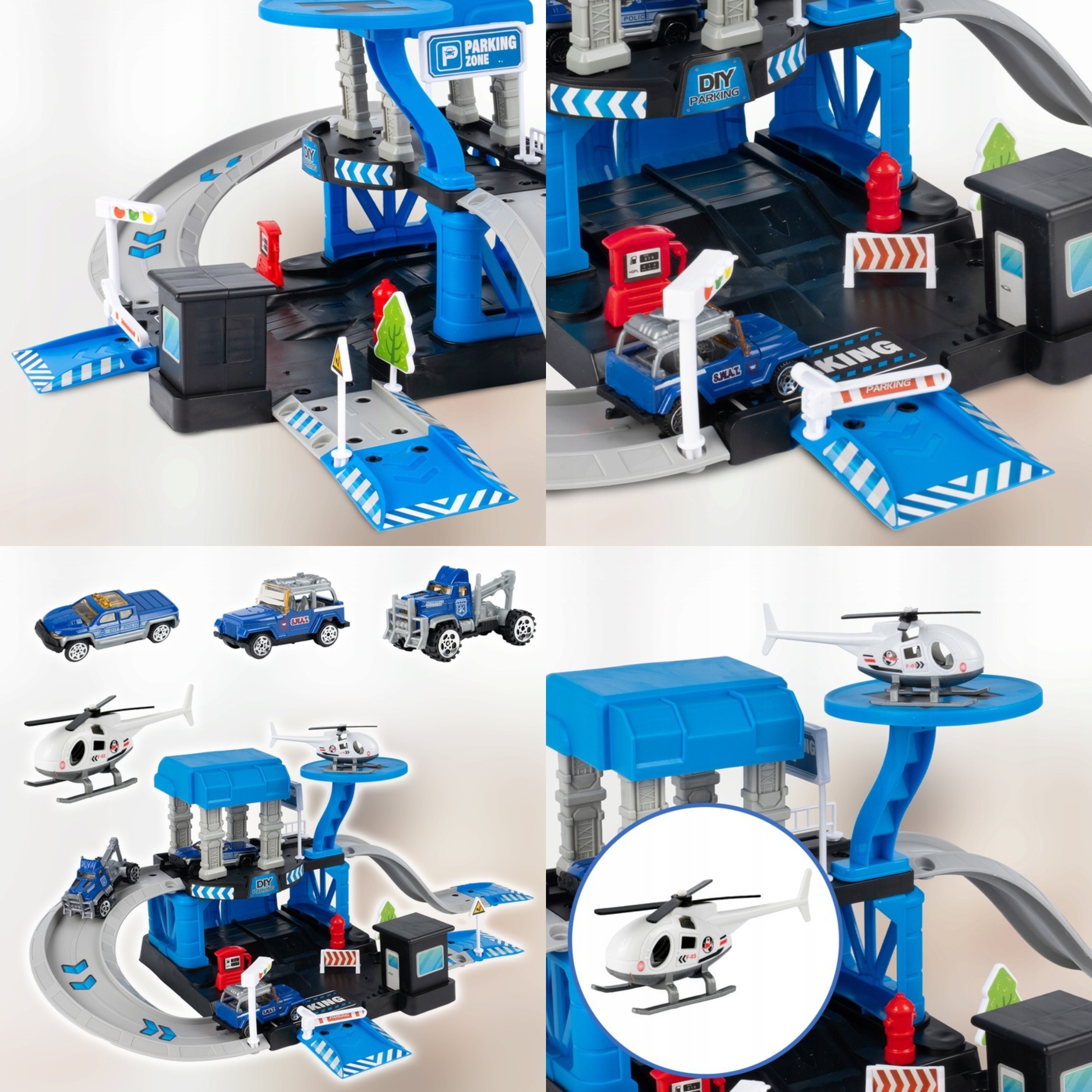 Politsei parkimiskomplekt loovaks mänguajaks