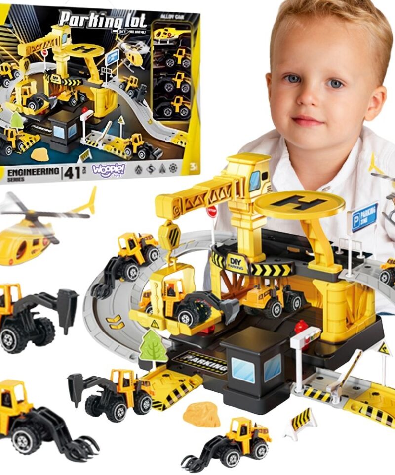 Kahesuunaline parkimismaja mängukomplekt