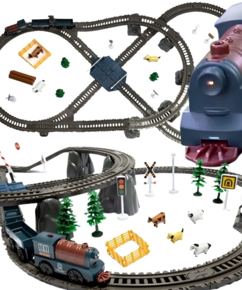 Elekterraudtee XXL Mängukomplekt mängimas