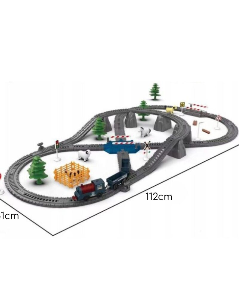 Valgustuse ja heliefektidega lokomotiiv