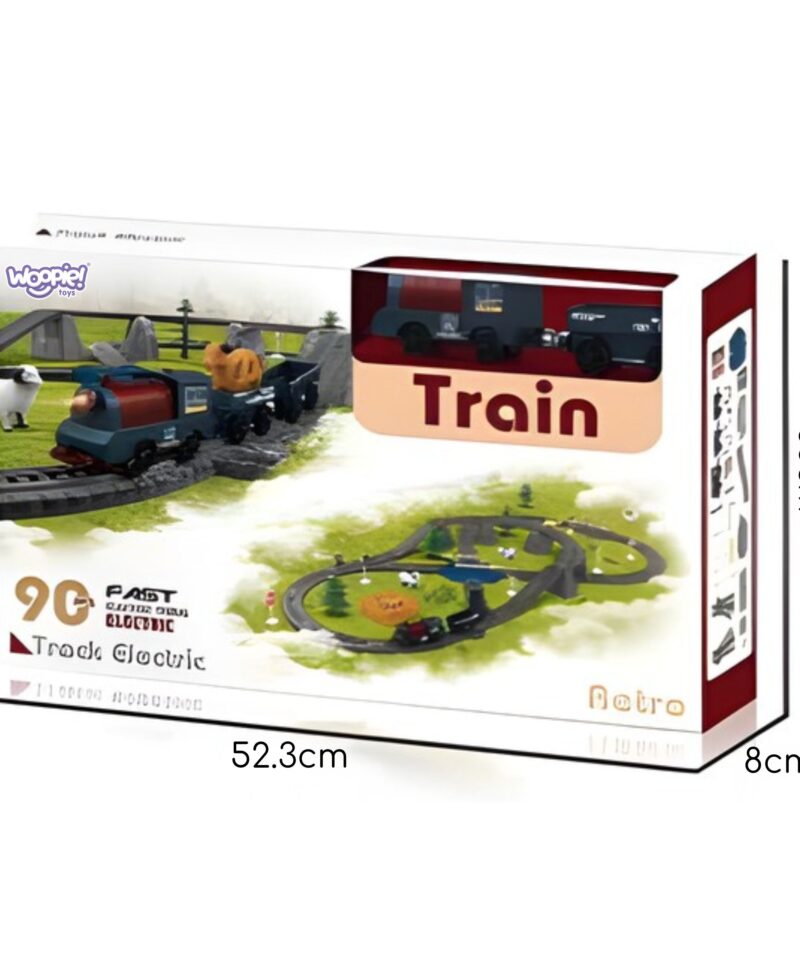 Valgustuse ja heliefektidega lokomotiiv