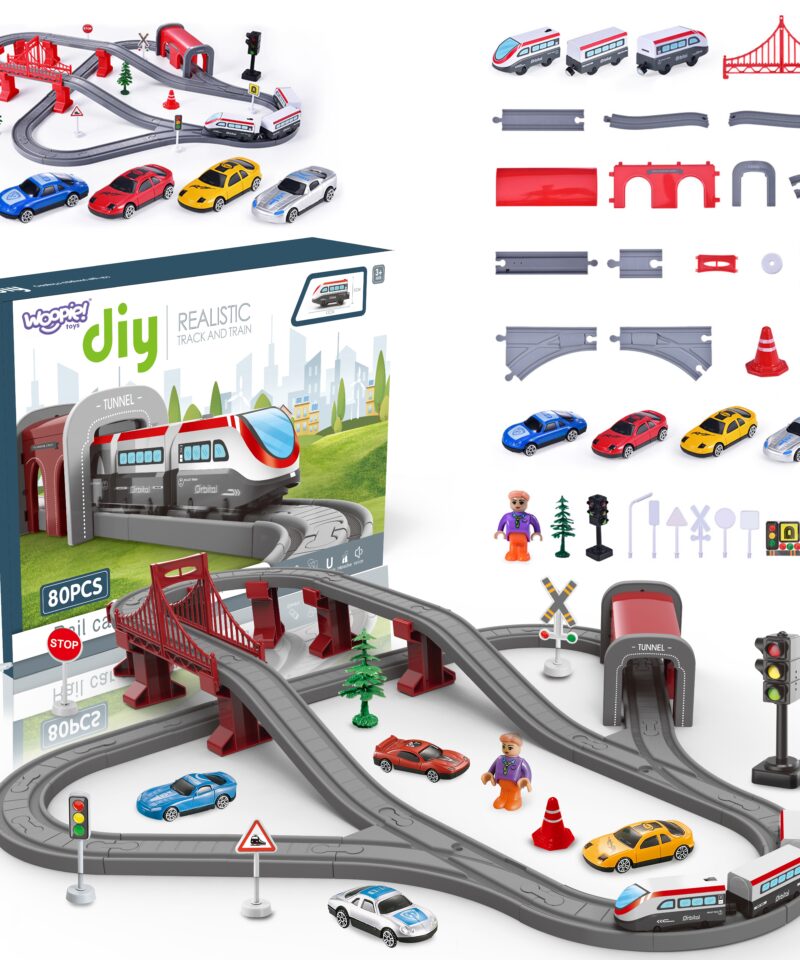 Elektriline rongikomplekt koos sildade ja tunnelitega