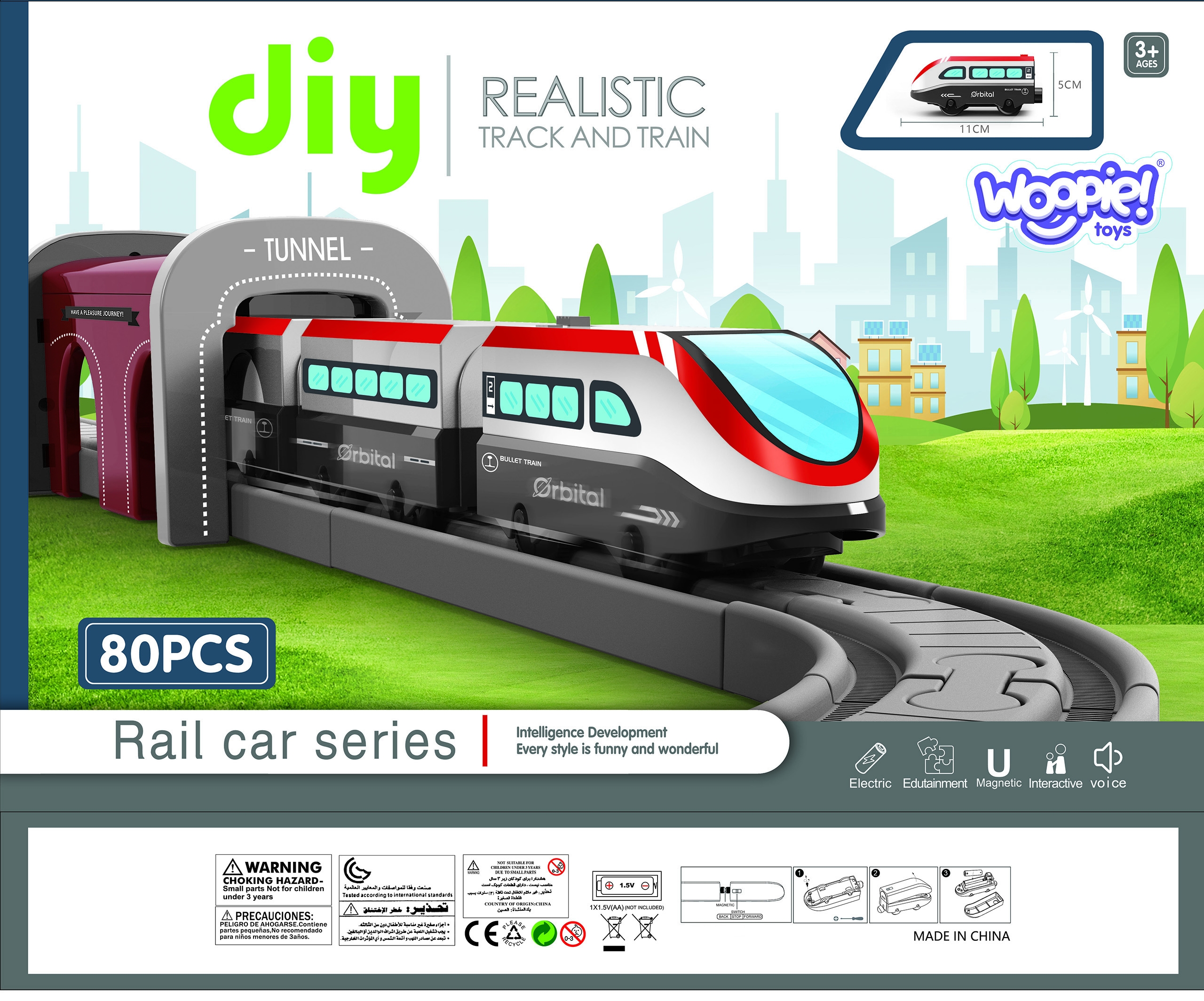 Kingituseks sobiv rongikomplekt