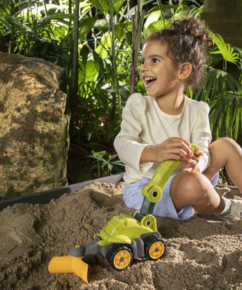Lastele sobiv dinosauruse auto