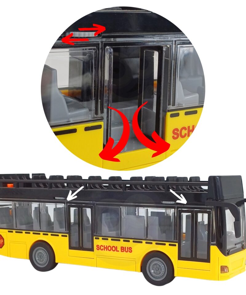 Lapsed mängivad valguste ja helidega bussiga