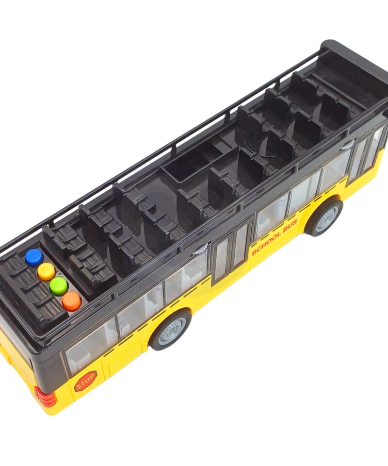 Sinine tuli mängubussi sees