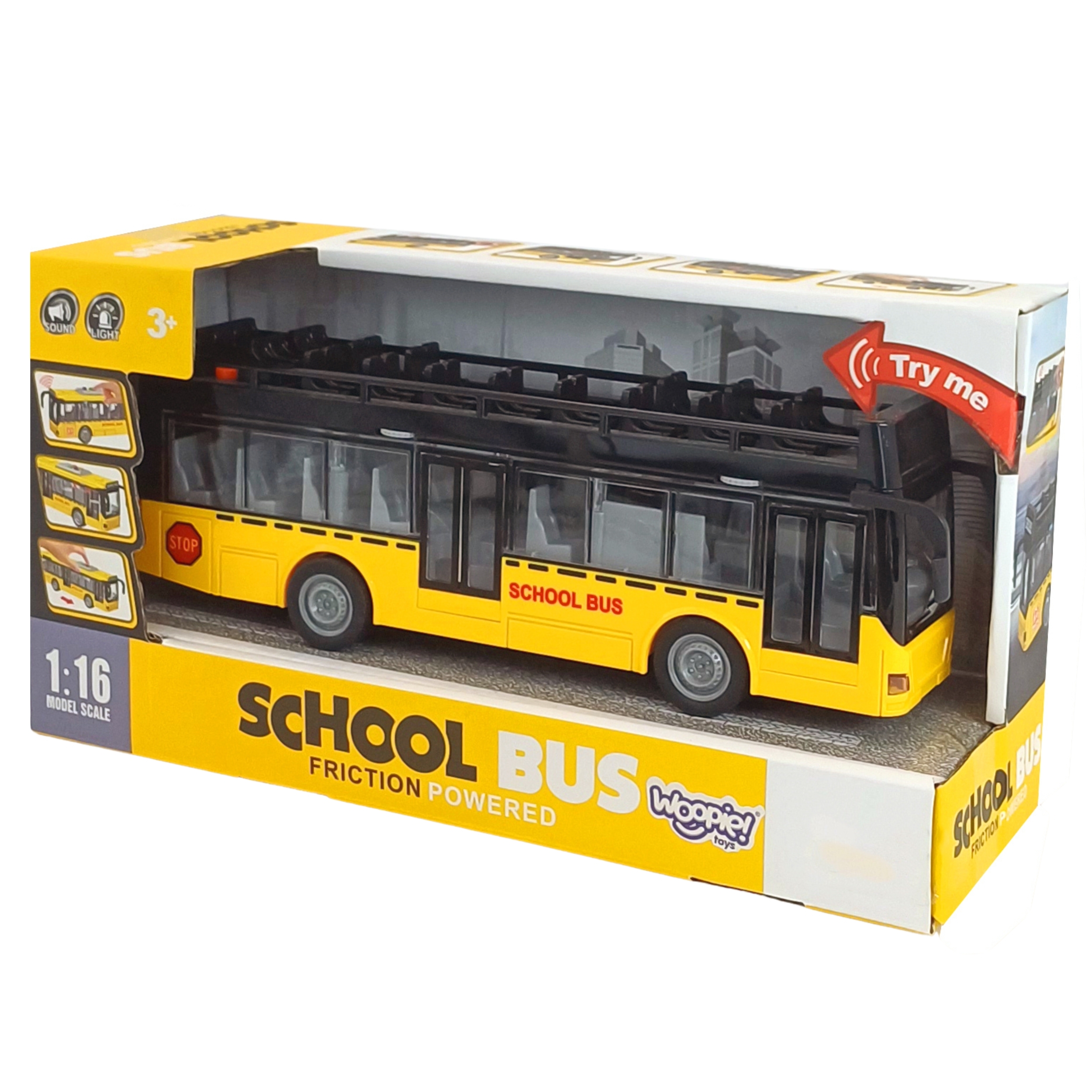 Sinine tuli mängubussi sees