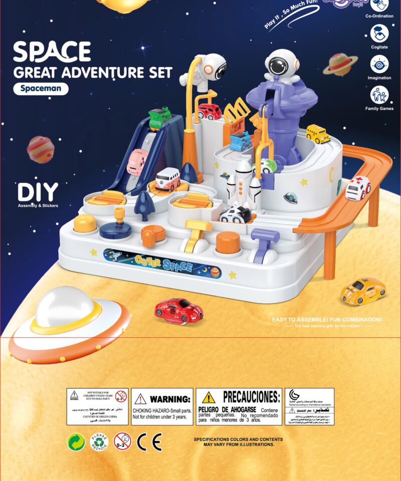 Kolm autot takistusrada komplektis