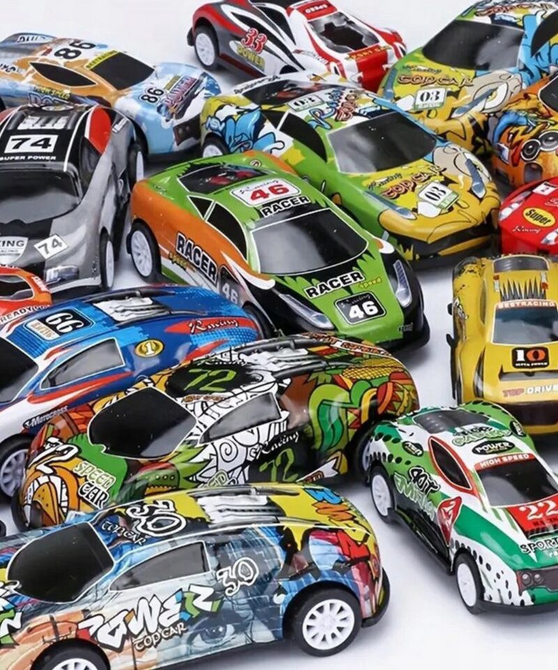 Metallist autode komplekt lastele