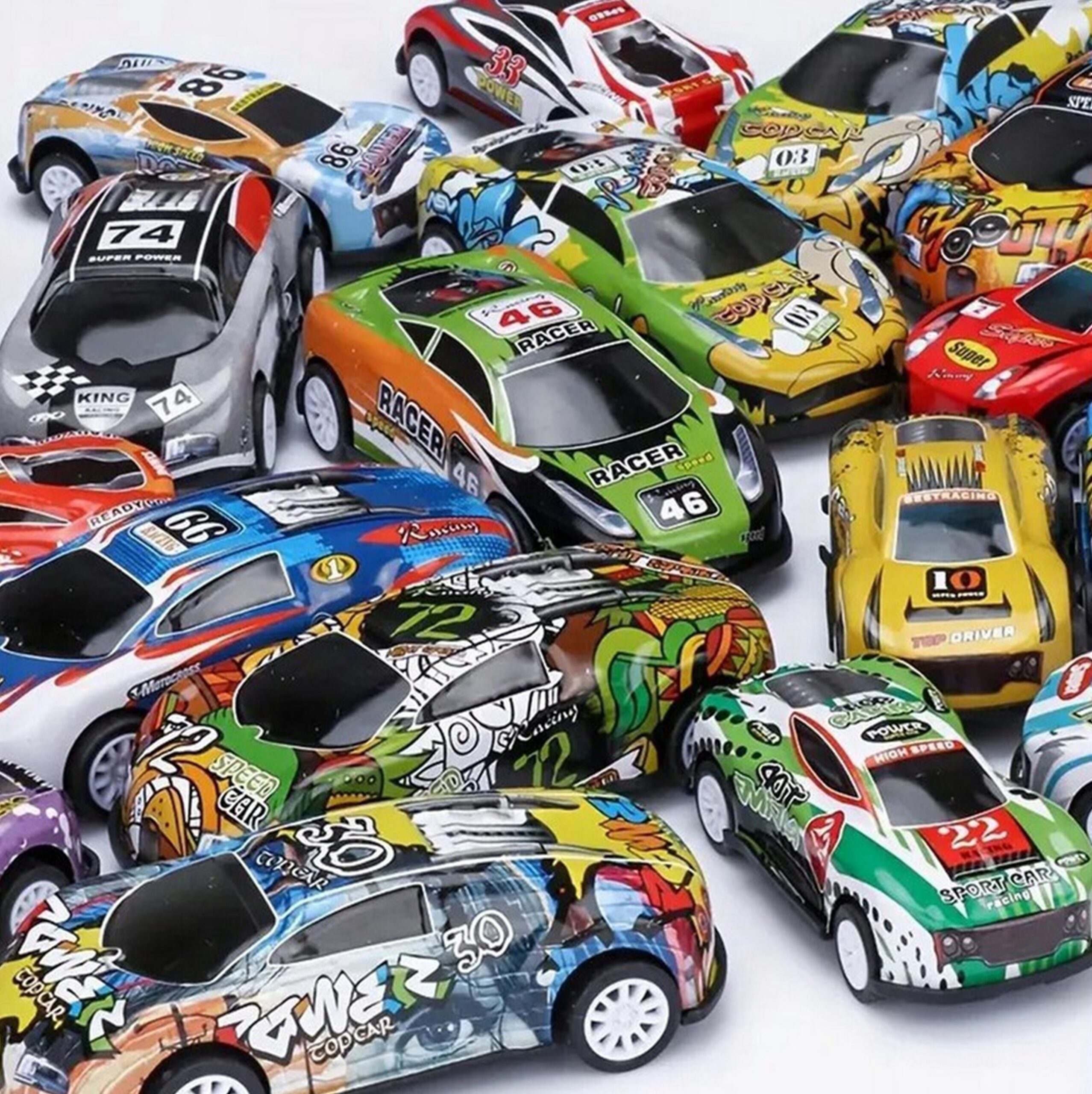 Metallist autode komplekt lastele