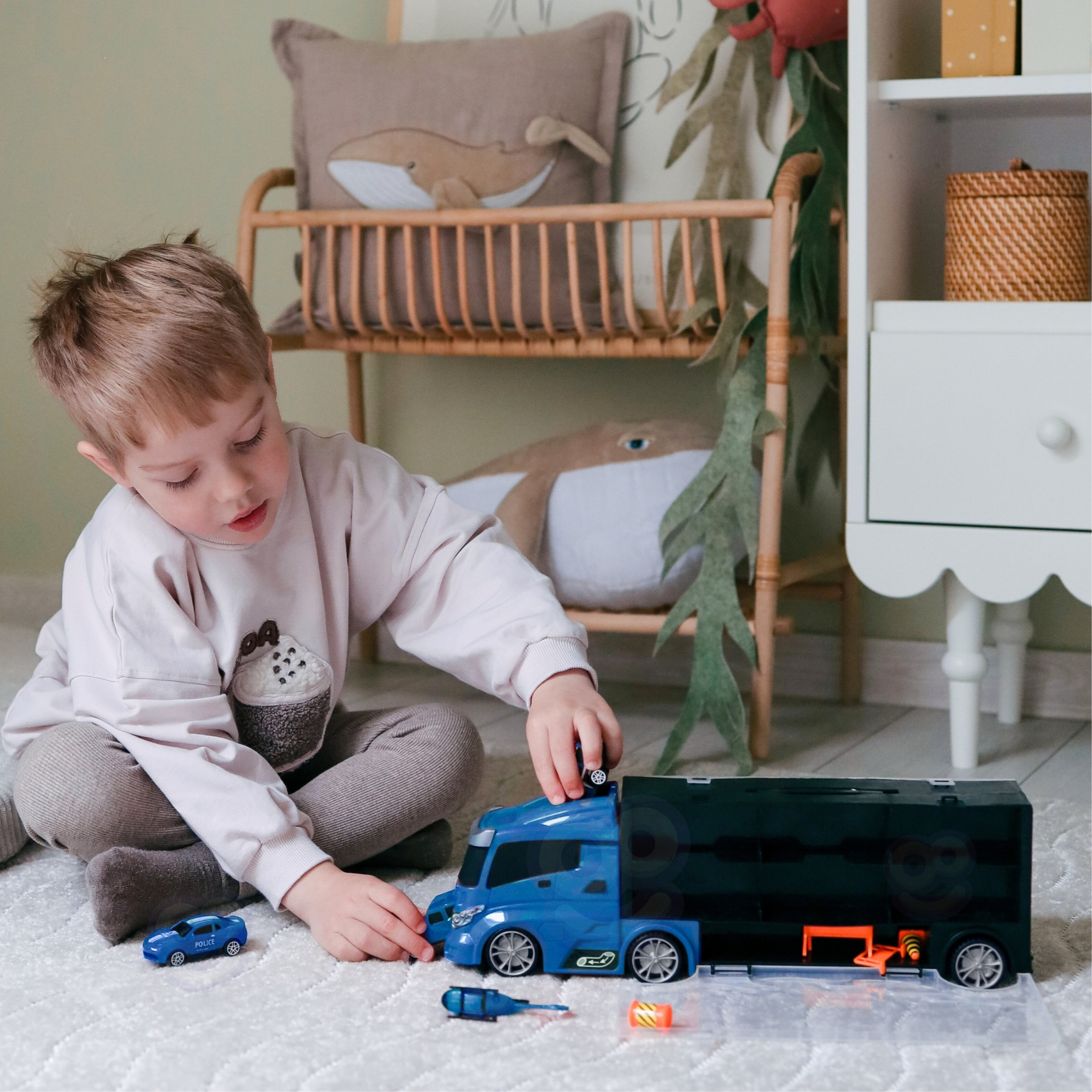 Veokikomplekt, mis arendab lapse kujutlusvõimet