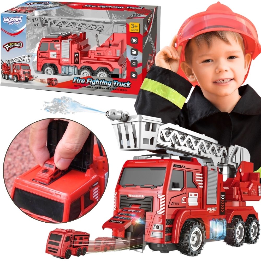 Interaktiivne tuletõrjeauto lastele mängimiseks