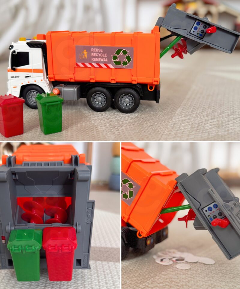 Hariv prügiveoauto laste sorteerimismänguks